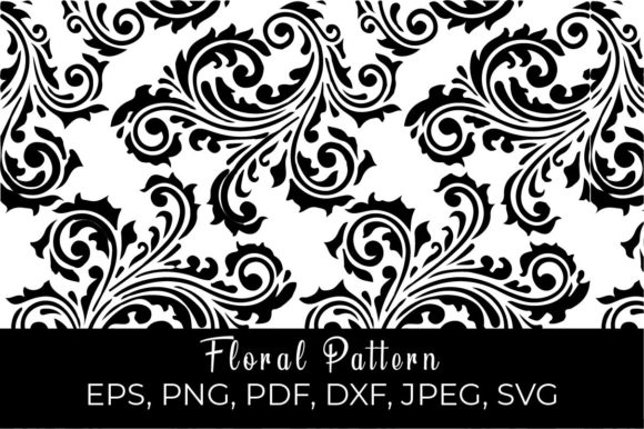 Floral Pattern Seamless SVG