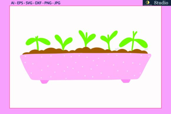 Floral Spring Gardening SVG