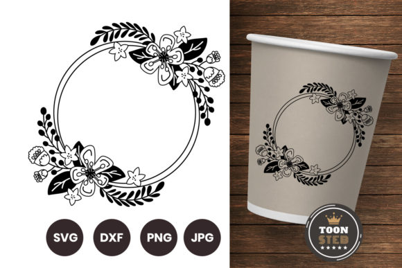 Floral Wreath SVG Files for Cricut Vol 3