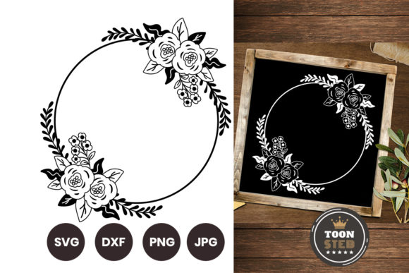 Floral Wreath SVG Files for Cricut Vol2