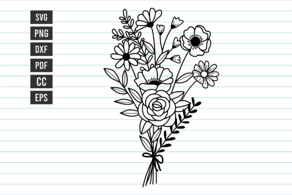 Flower Svg Flower Bouquet Svg Vol.5