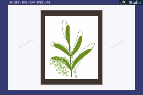 Frame Floral Boho Decoration SVG