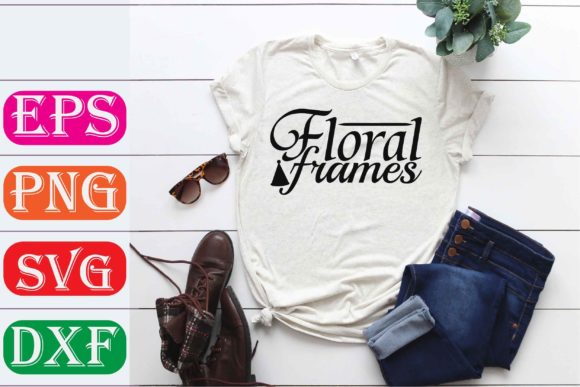 Garden Svg Design .Floral Frames