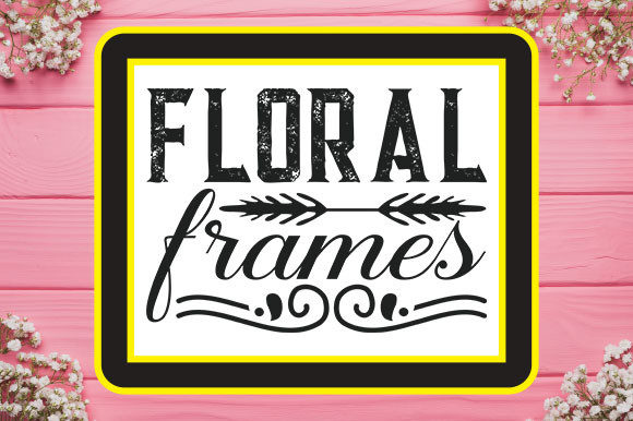 Gardening SVG Design, Floral Frames