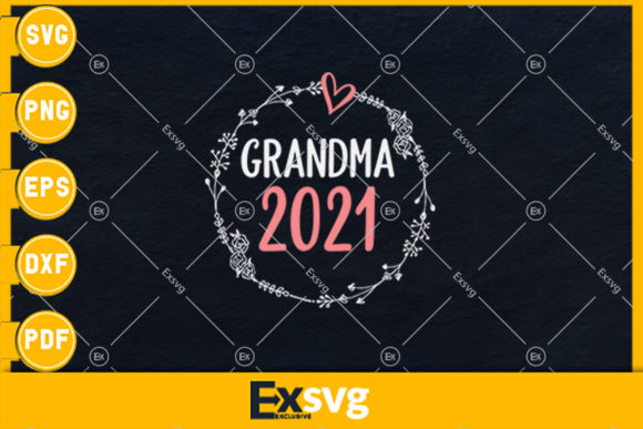 Grandma Heart Floral 2021