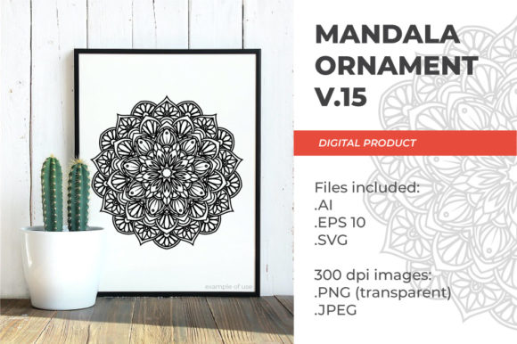 Mandala - Floral Vintage - V.15