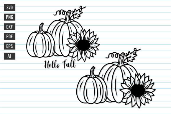 Pumpkin SVG Fall SVG Files Thanksgiving